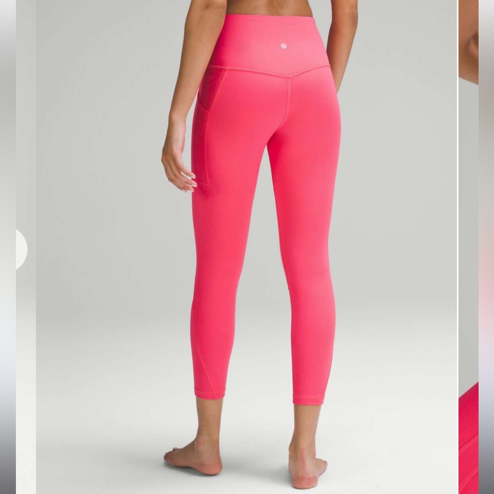 NWT Lululemon Align High-Rise Pant with Pockets 25" Glaze Pink Sz.10 - Picture 4 of 8